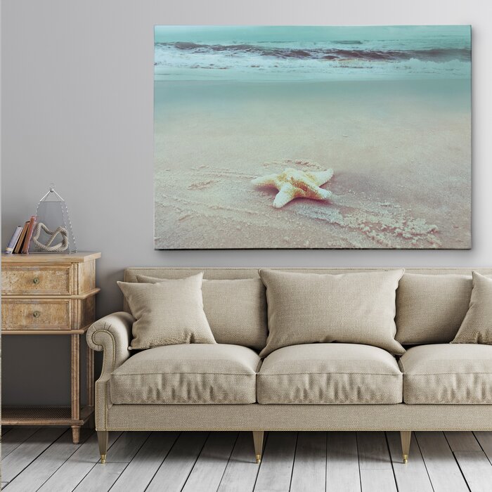 Highland Dunes Beach Set Starfish On Canvas Print Wayfair